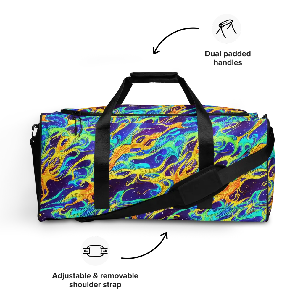 Prism Orbit on Duffle Bag — Front