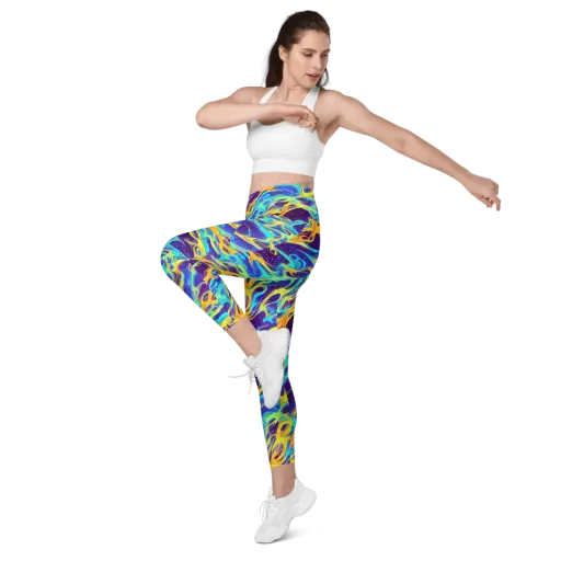 Prism Orbit on a Leggings with Pockets