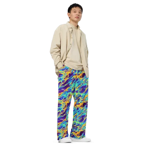 Prism Orbit on a Wide-Leg Pants