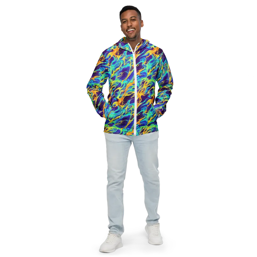 Prism Orbit on Men's Windbreaker — Front