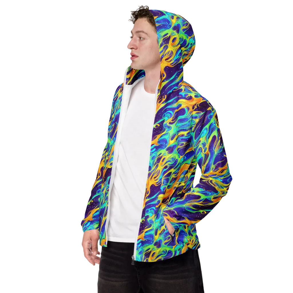 Prism Orbit on Men's Windbreaker — Left Front