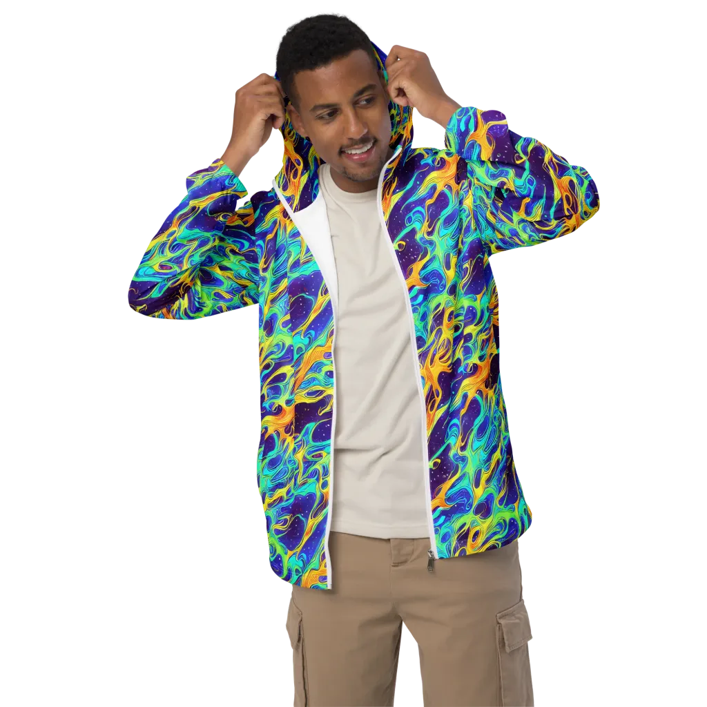 Prism Orbit on Men's Windbreaker — Front