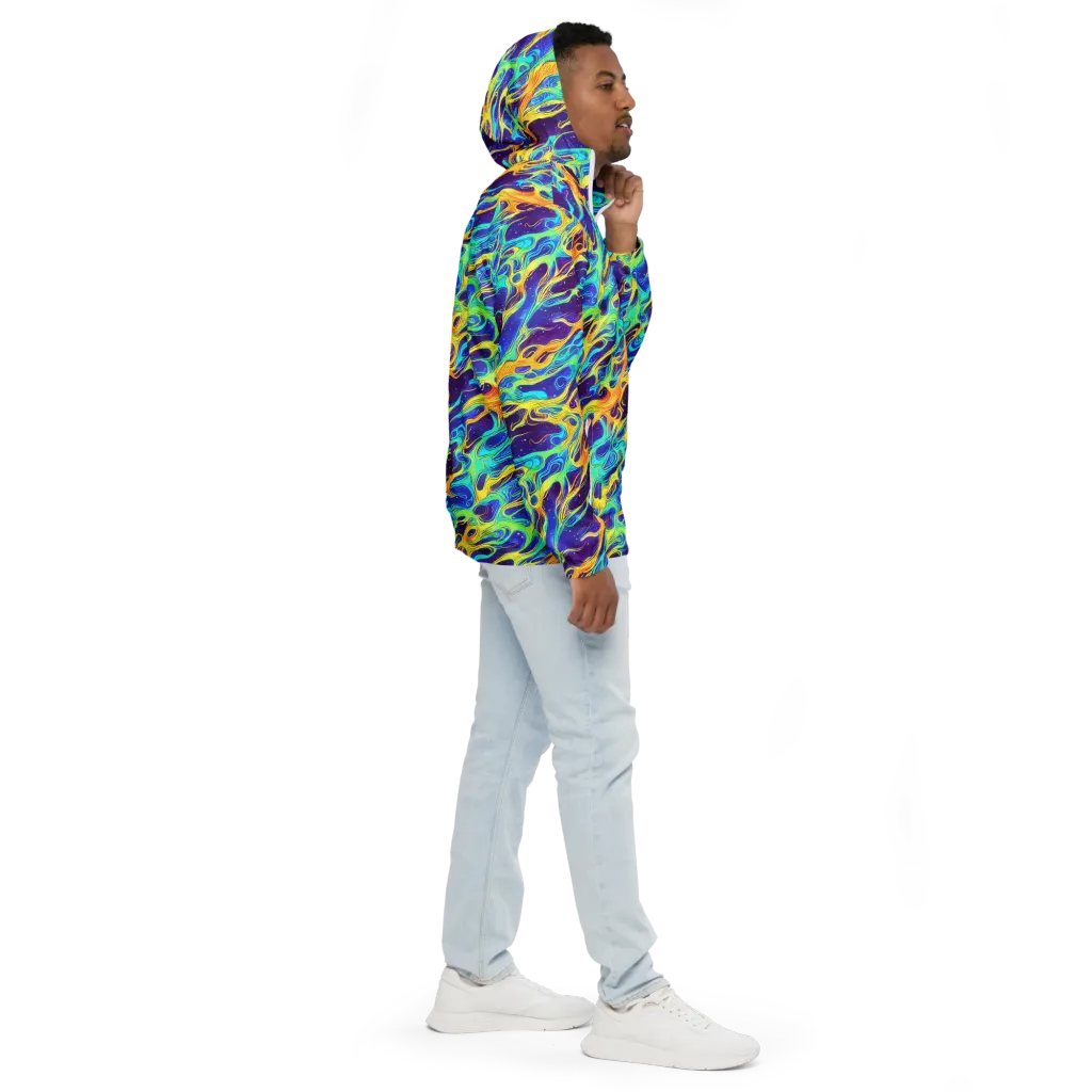 Prism Orbit on Men's Windbreaker — Right