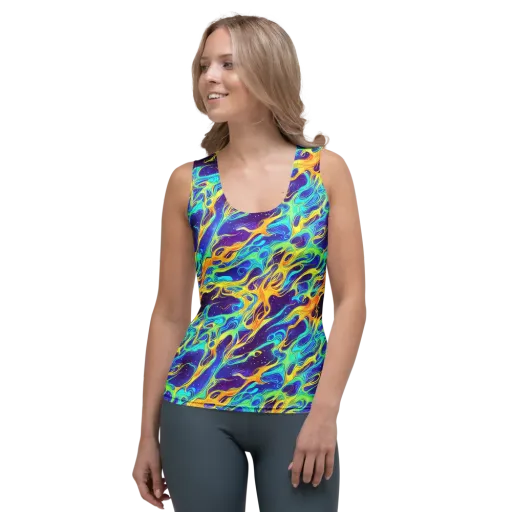 Prism Orbit on a Women's Tank Top