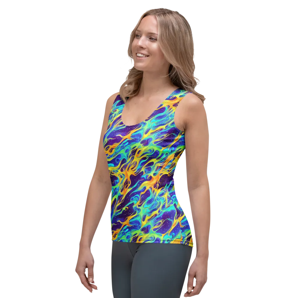Prism Orbit on Women's Tank Top — Left Front