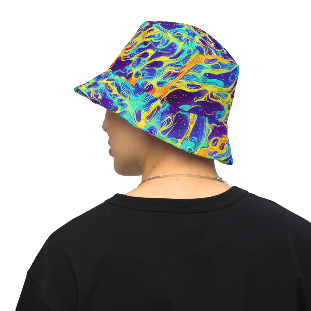 Prism Orbit on Reversible Bucket Hat — Back Inside