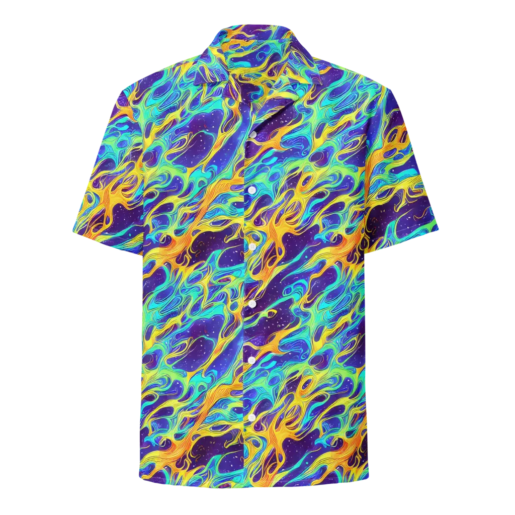Prism Orbit on Button Shirt — Front