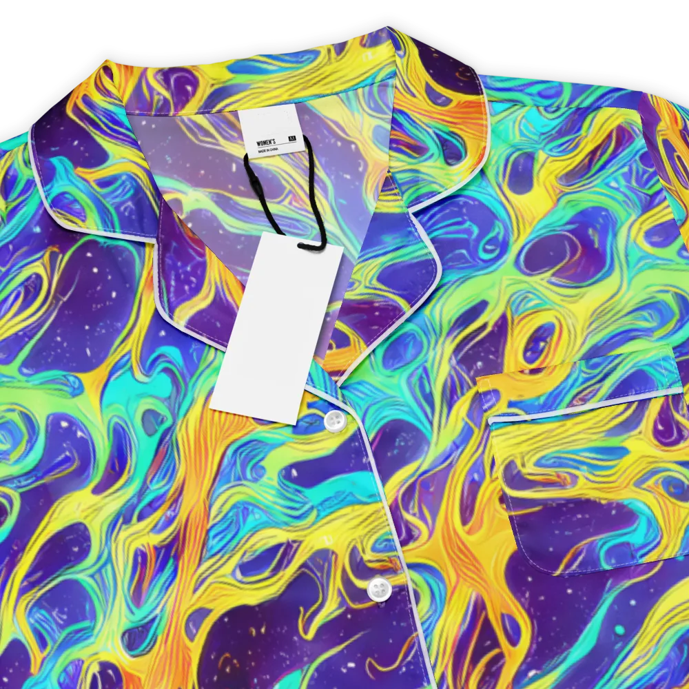 Prism Orbit on Women's Short Sleeve Pajama Top — Product details