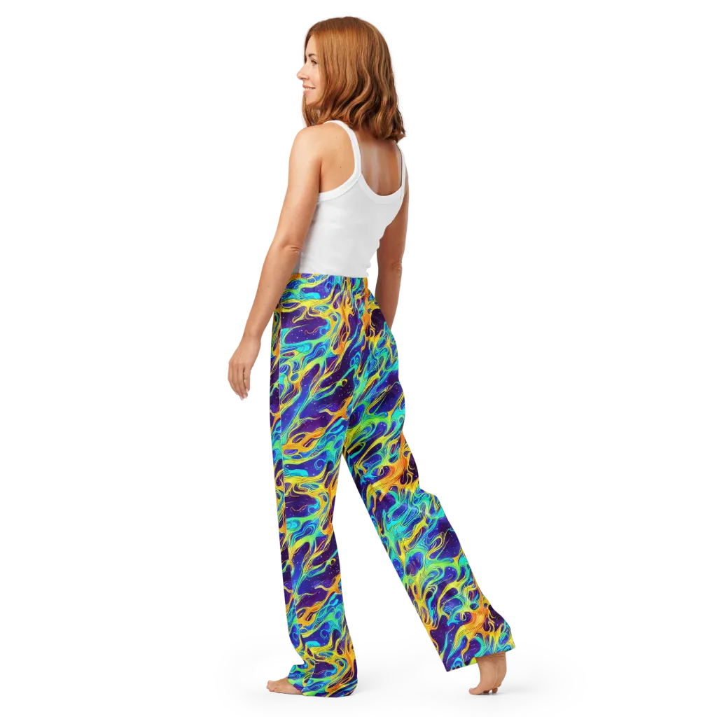 Prism Orbit on Women's Pajama Pants — Back