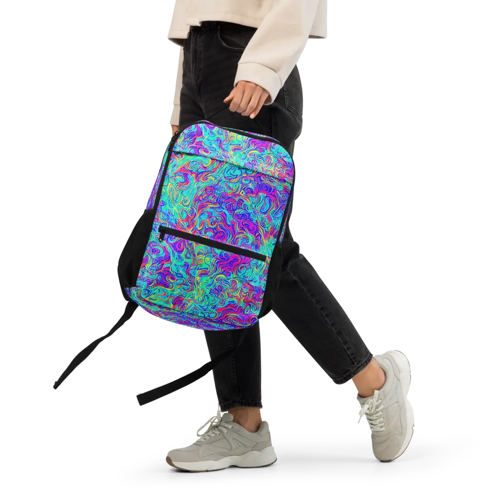Liquid Pulse on Utility Backpack — Front