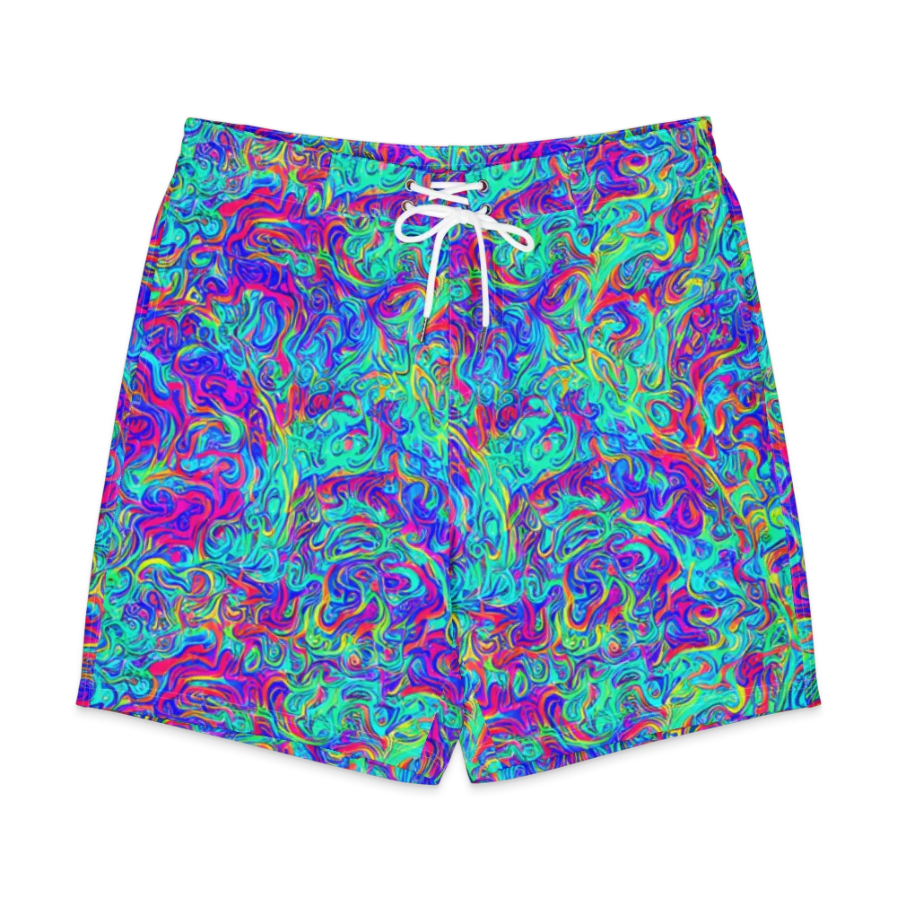 Liquid Pulse on Men's Board Shorts — Front