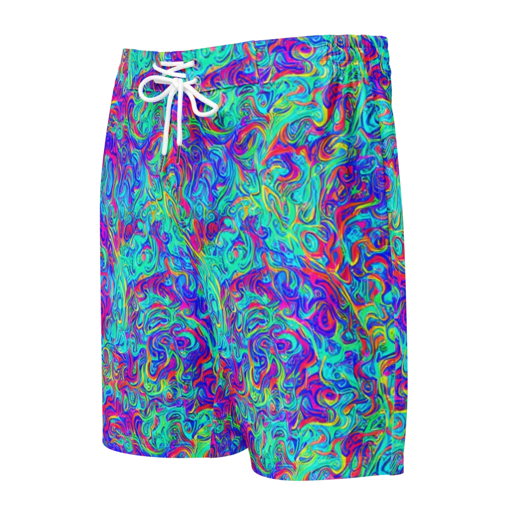 Liquid Pulse on Men's Board Shorts — Front
