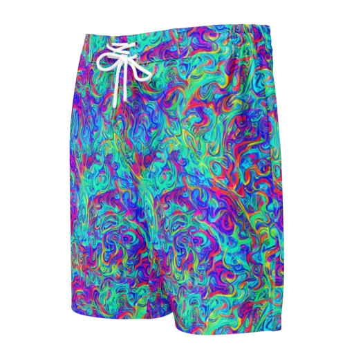 Liquid Pulse on a Men's Board Shorts