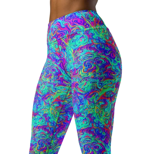 Liquid Pulse on a Yoga Leggings
