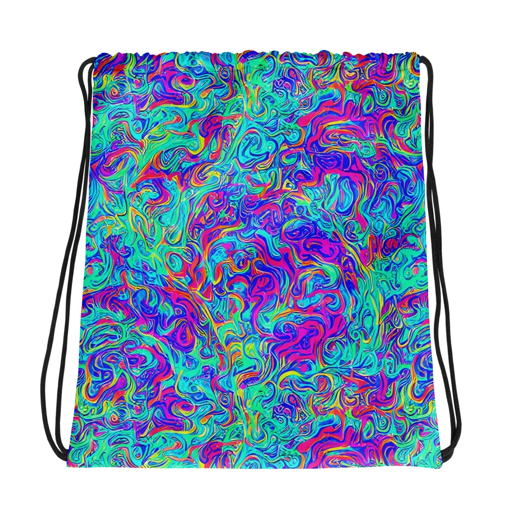 Liquid Pulse on Drawstring Bag — Photo
