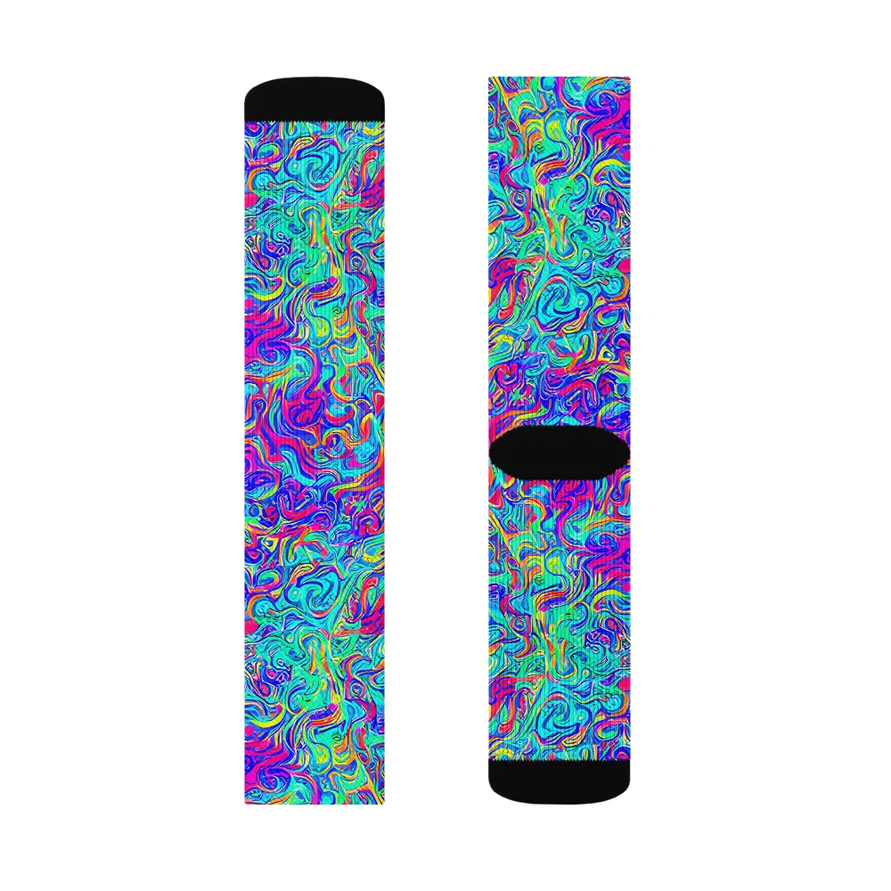 Liquid Pulse on Socks — Right Sock