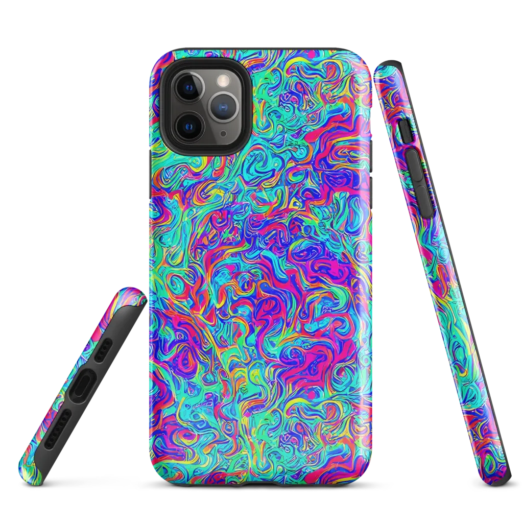 Liquid Pulse on Tough Case for iPhone® — Front