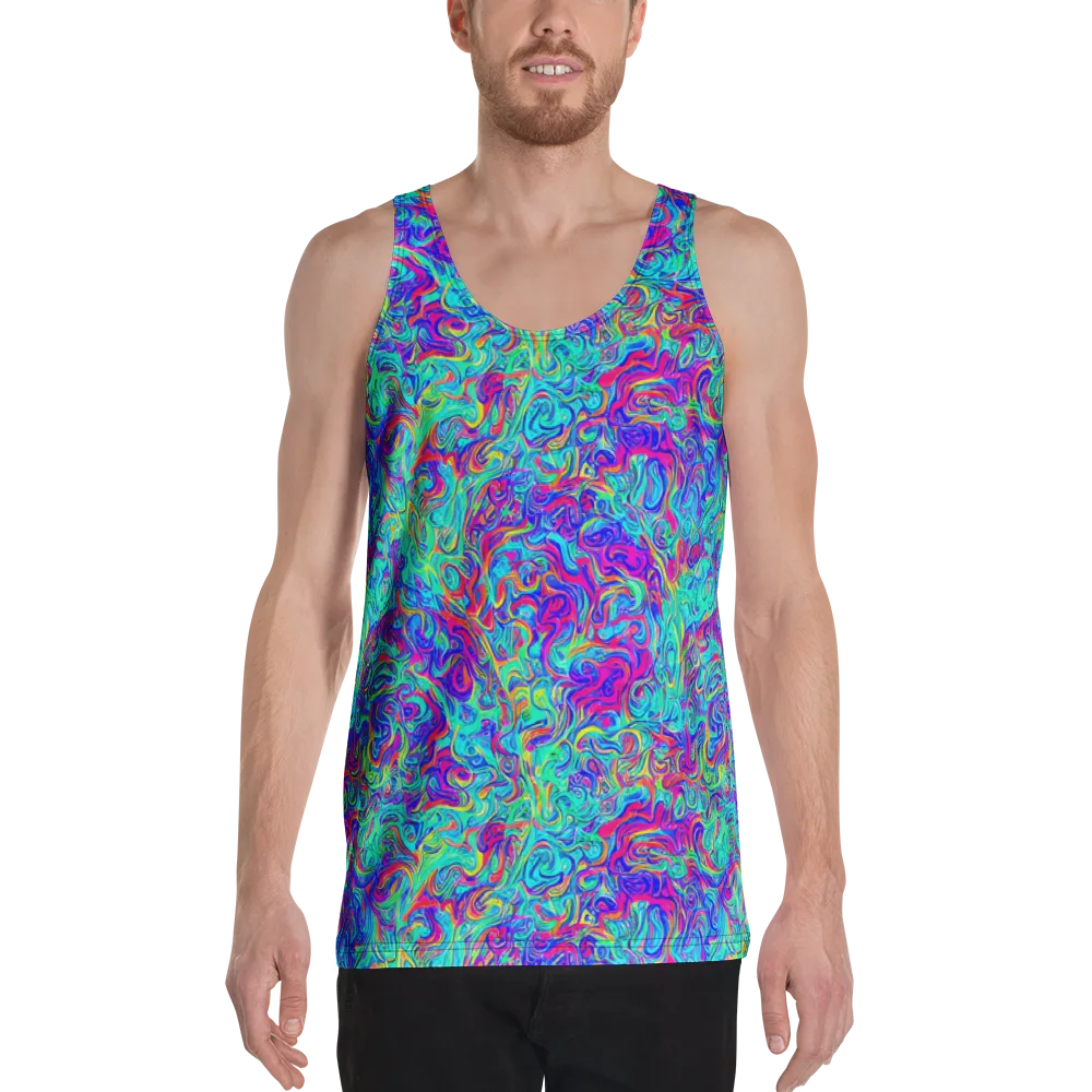 Liquid Pulse on Men's Tank Top — Front