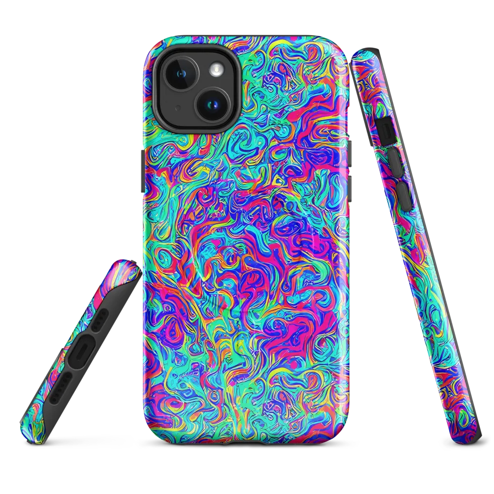 Liquid Pulse on MagSafe Tough Case for iPhone® — Front