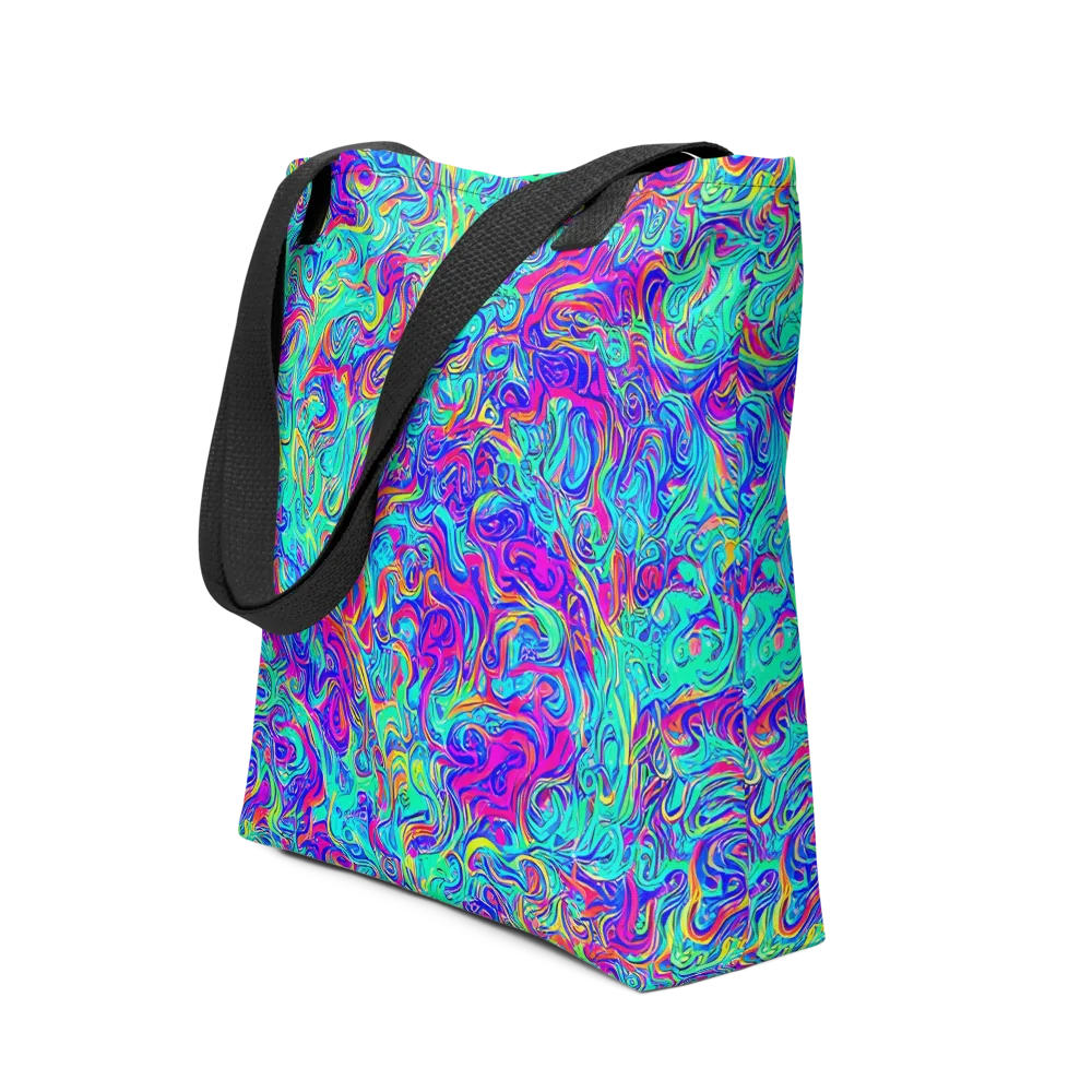 Liquid Pulse on Tote Bag — Front