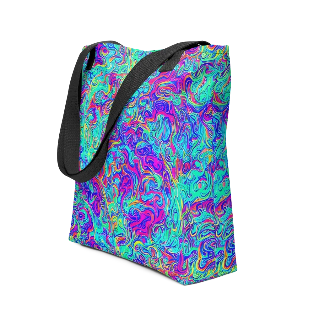 Liquid Pulse on Tote Bag — Front