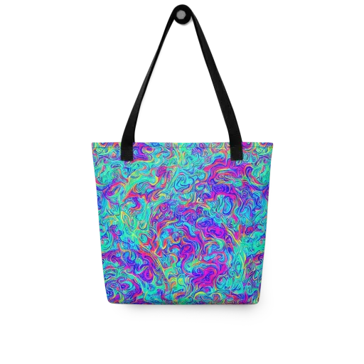 Liquid Pulse on a Tote Bag