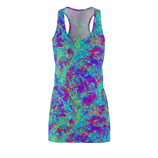 Liquid Pulse on a Racerback Dress