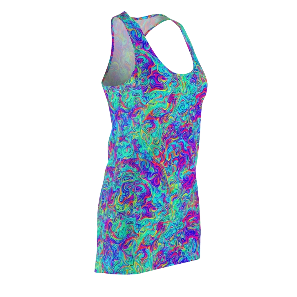 Liquid Pulse on Racerback Dress — Front Side