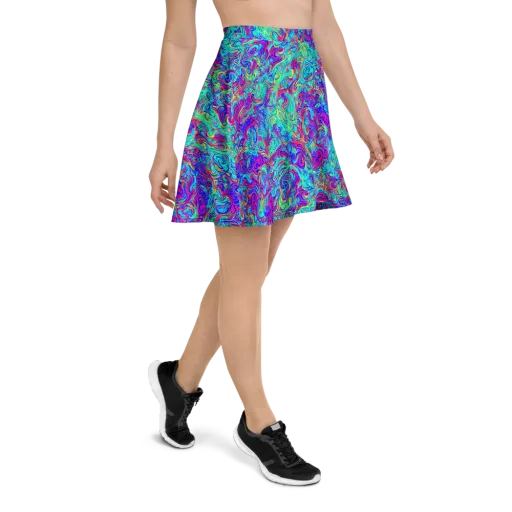 Liquid Pulse on a Skater Skirt
