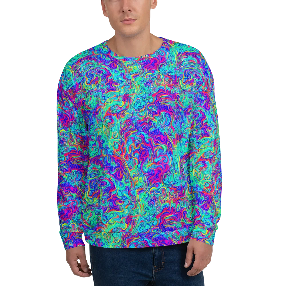 Liquid Pulse on Sweatshirt — Front