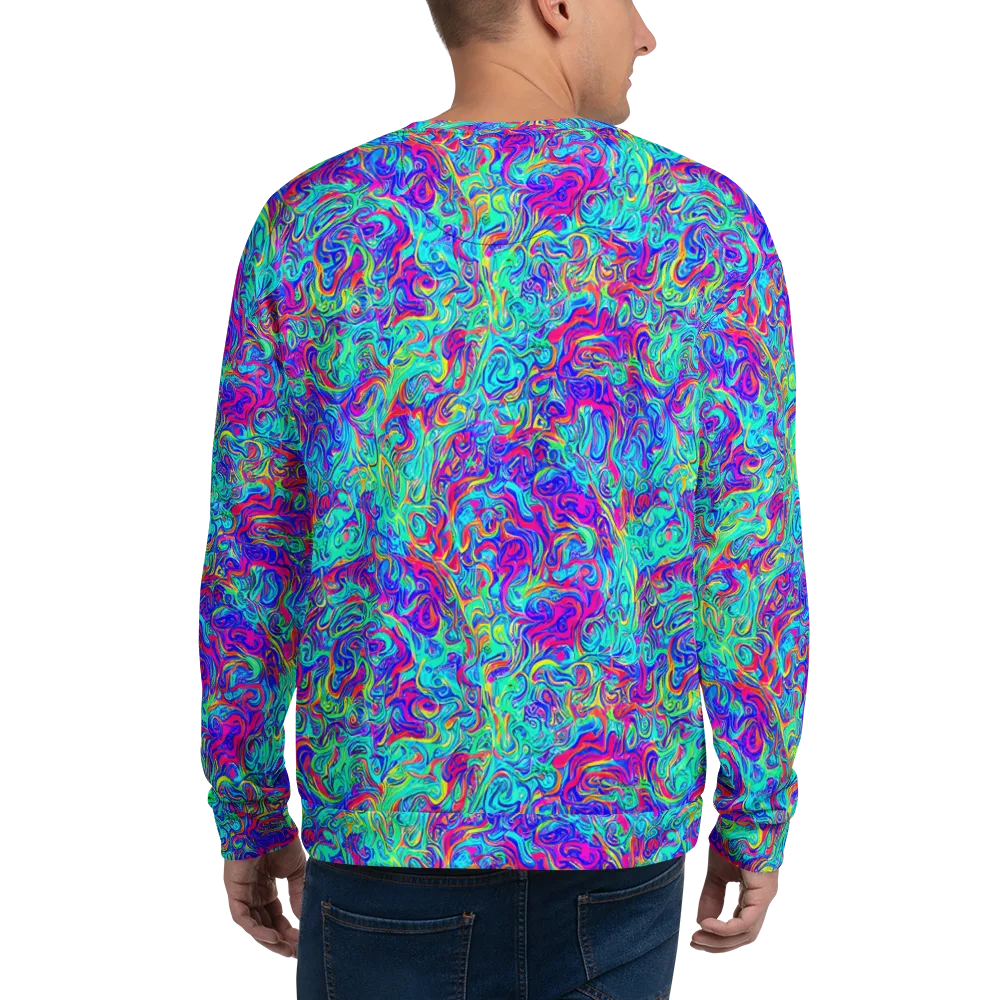 Liquid Pulse on Sweatshirt — Back
