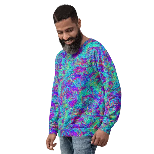 Liquid Pulse on a Sweatshirt