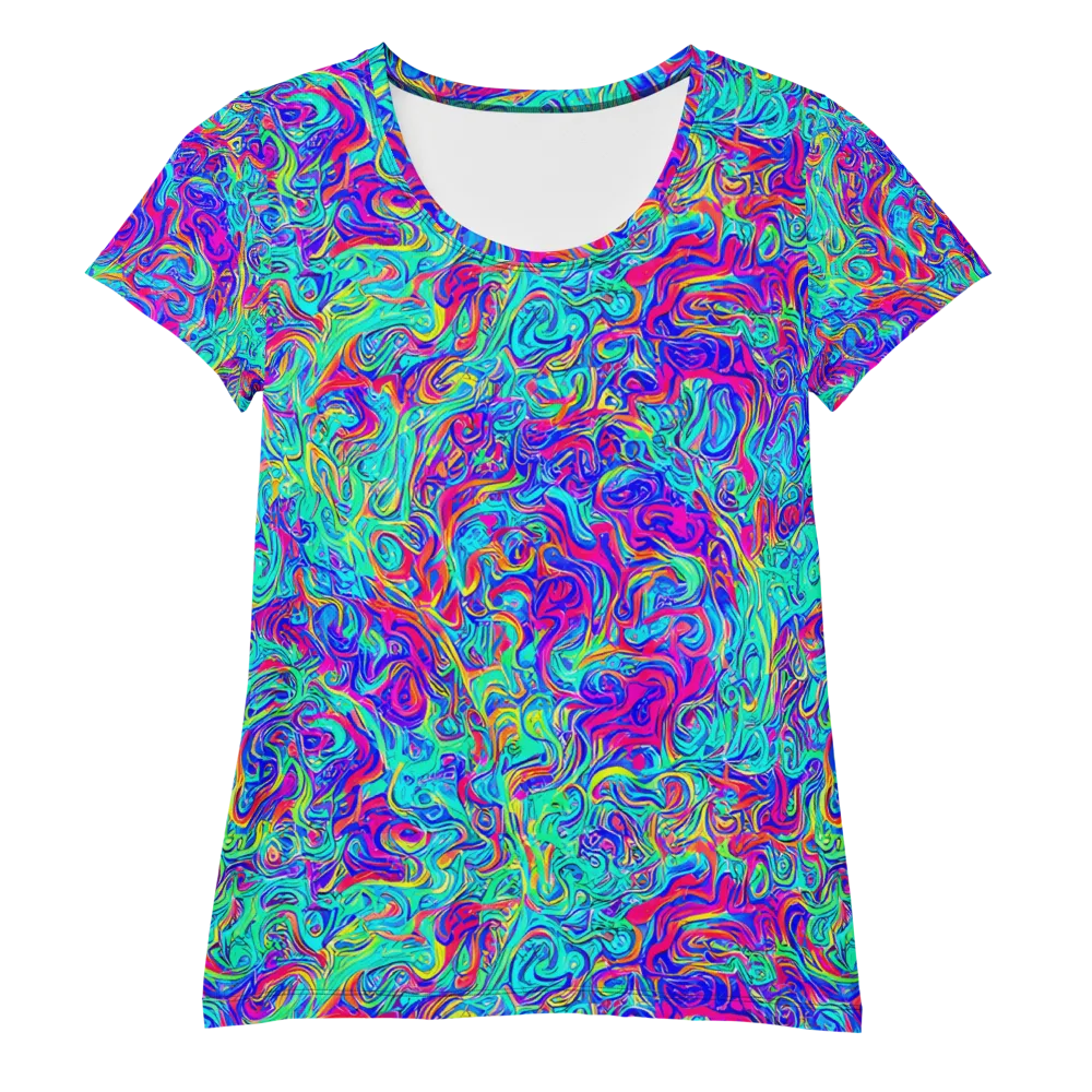 Liquid Pulse on Women's Athletic T-Shirt — Front