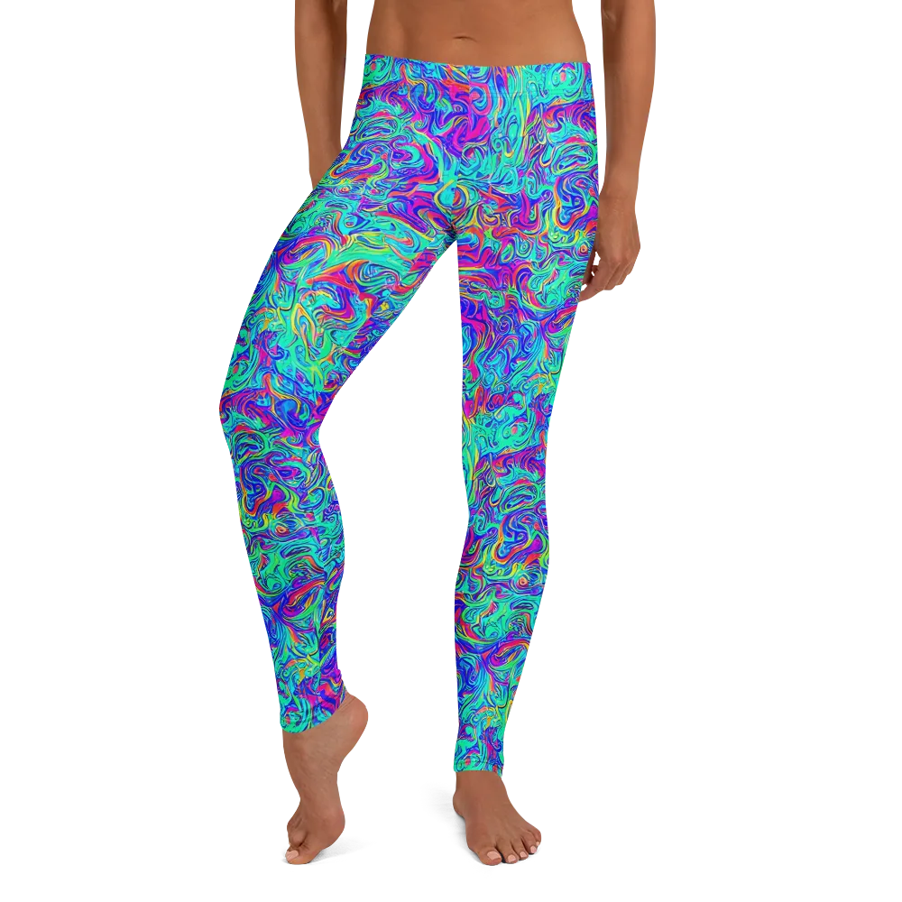 Liquid Pulse on Leggings — Front