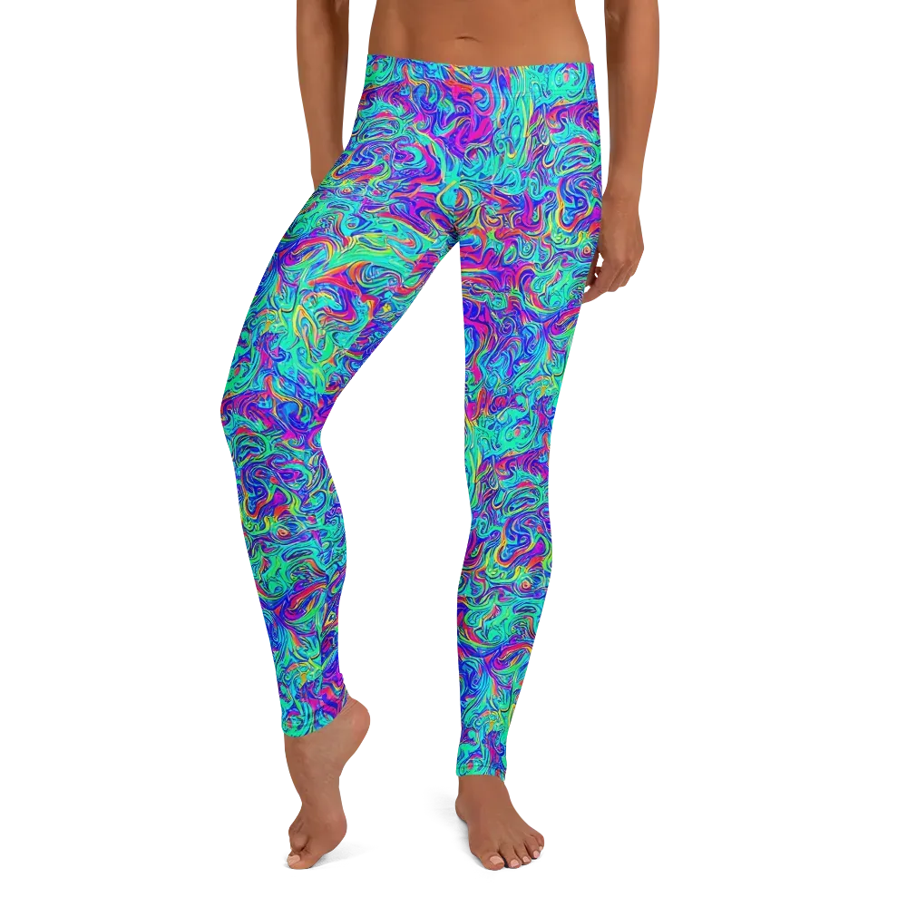 Liquid Pulse on Leggings — Front