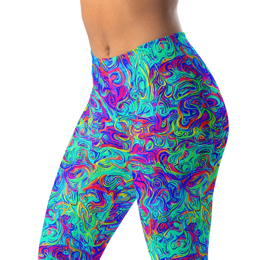 Liquid Pulse on Leggings — Left Front