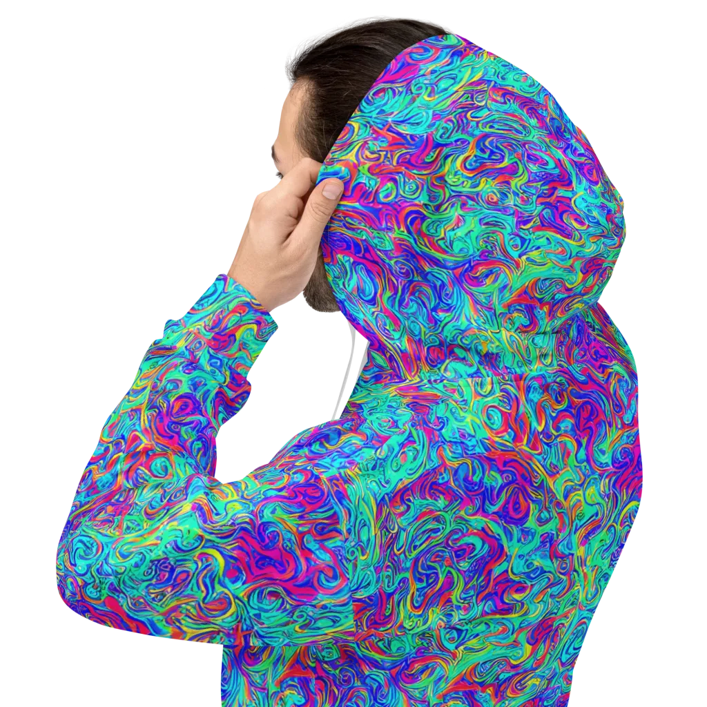 Liquid Pulse on Hoodie — Back