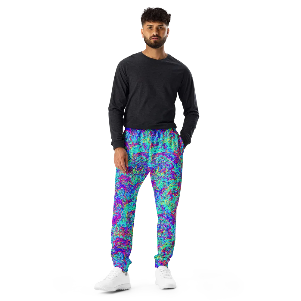 Liquid Pulse on Men's Joggers — Front