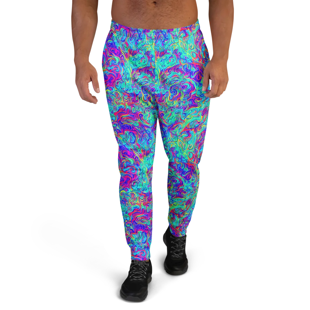 Liquid Pulse on Men's Joggers — Front
