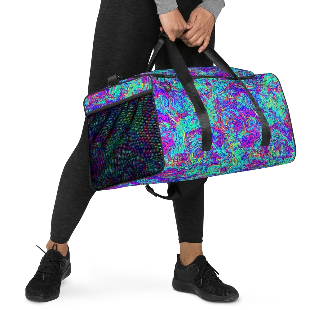 Liquid Pulse on Duffle Bag — Right Front