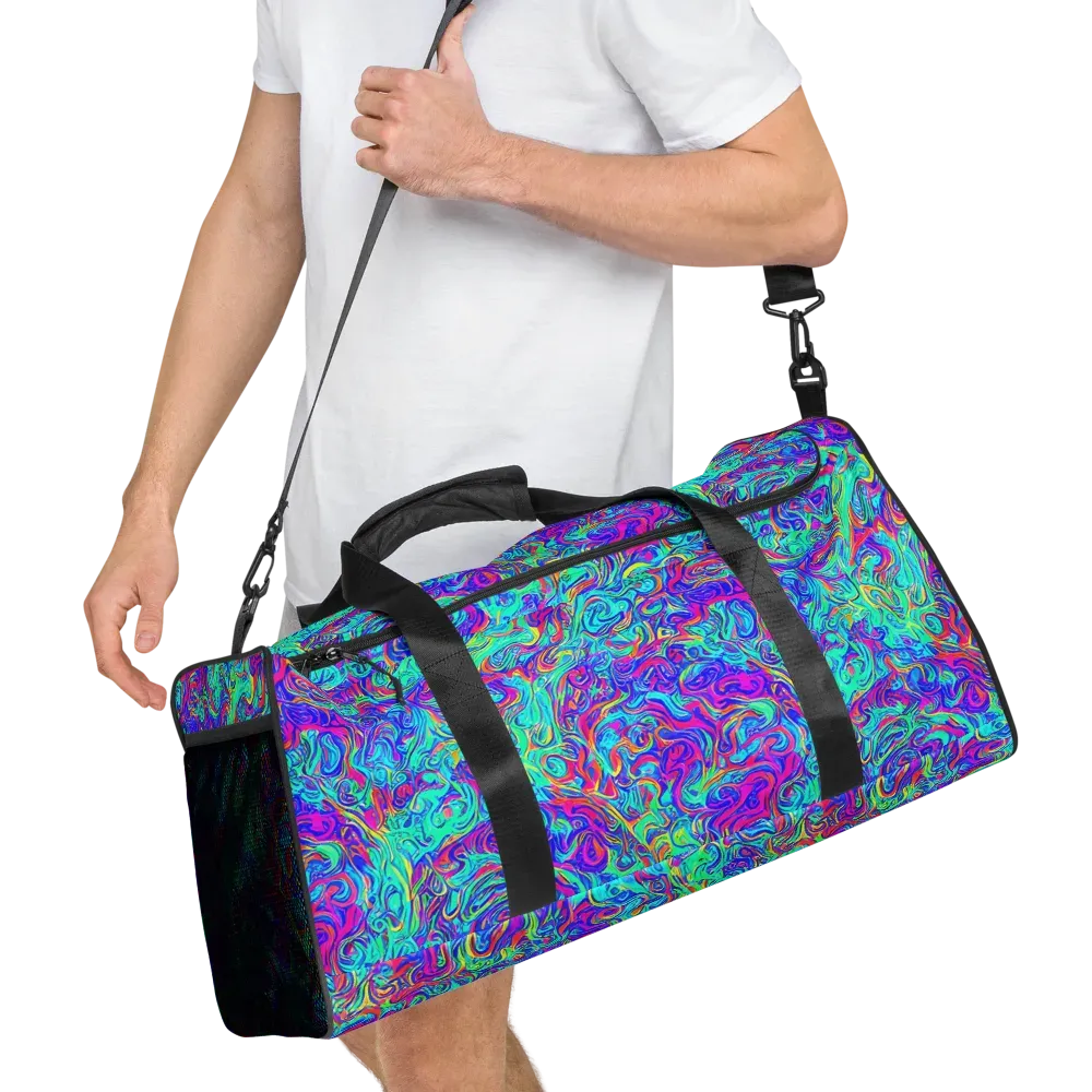 Liquid Pulse on Duffle Bag — Right Front