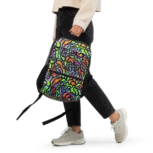 Synthetic Aurora on a Utility Backpack