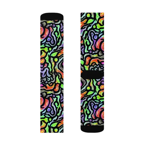 Synthetic Aurora on a Socks