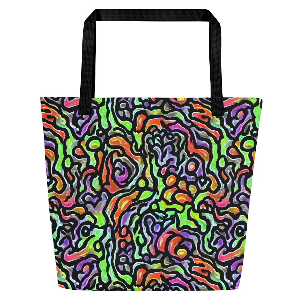 Synthetic Aurora on Large Tote Bag W/ Pocket — Front