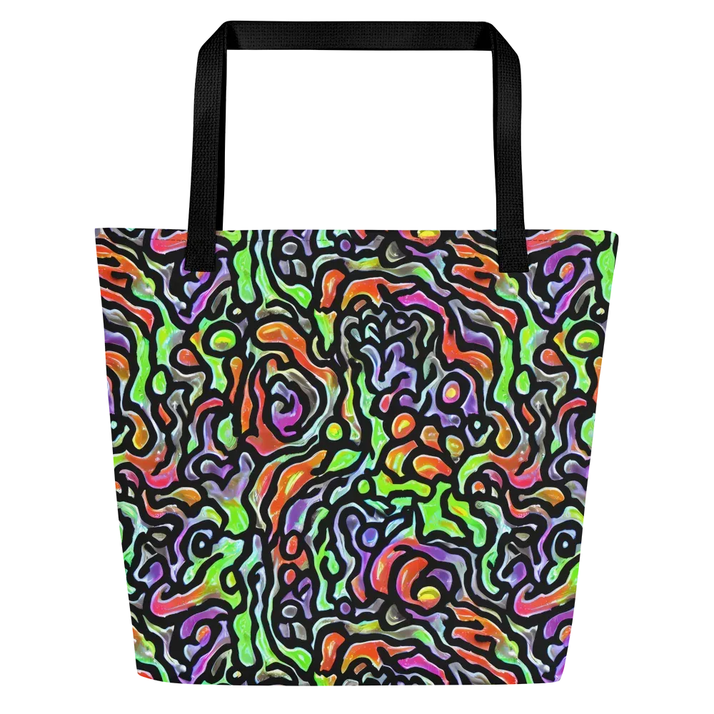Synthetic Aurora on Large Tote Bag W/ Pocket — Front