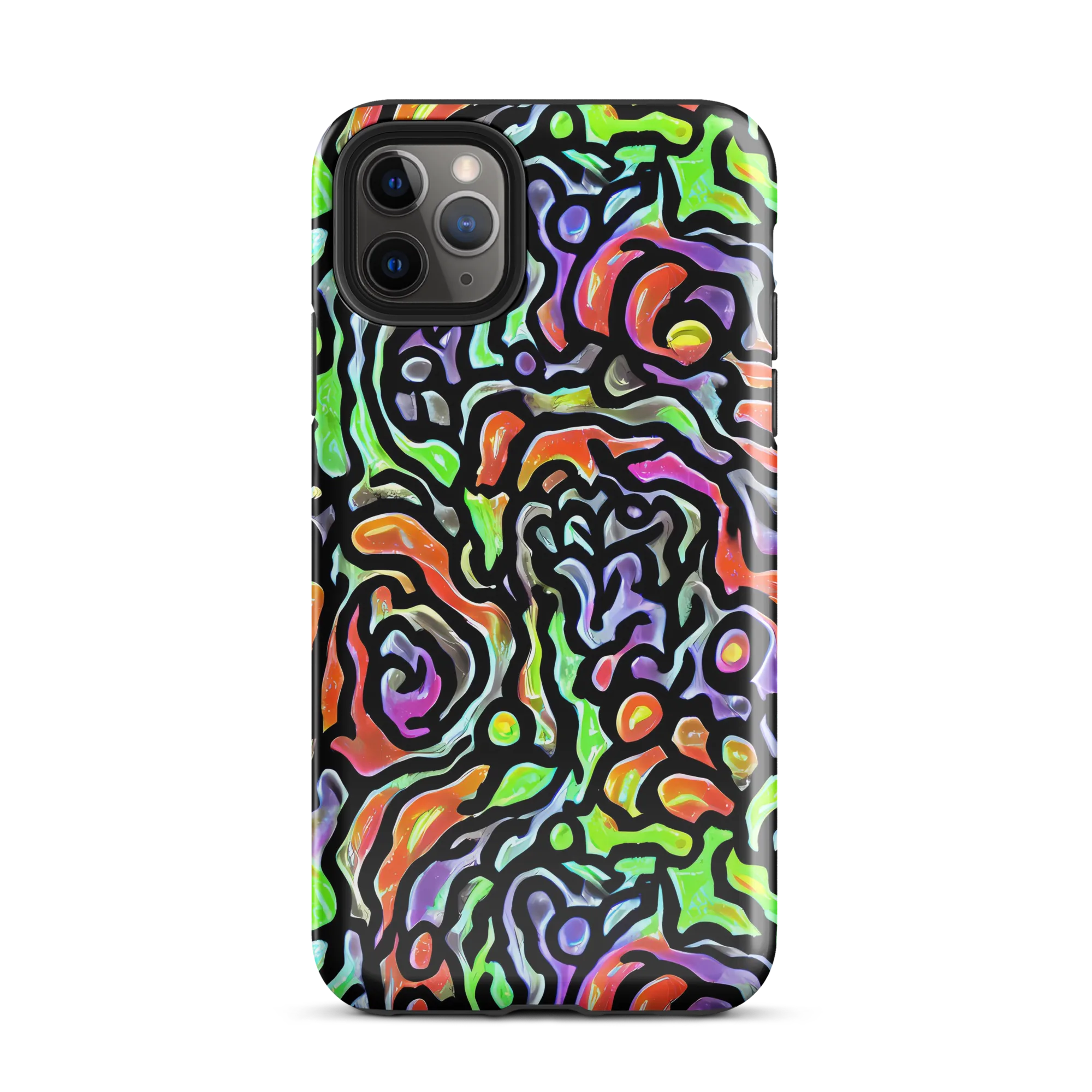 Synthetic Aurora on Tough Case for iPhone® — Front