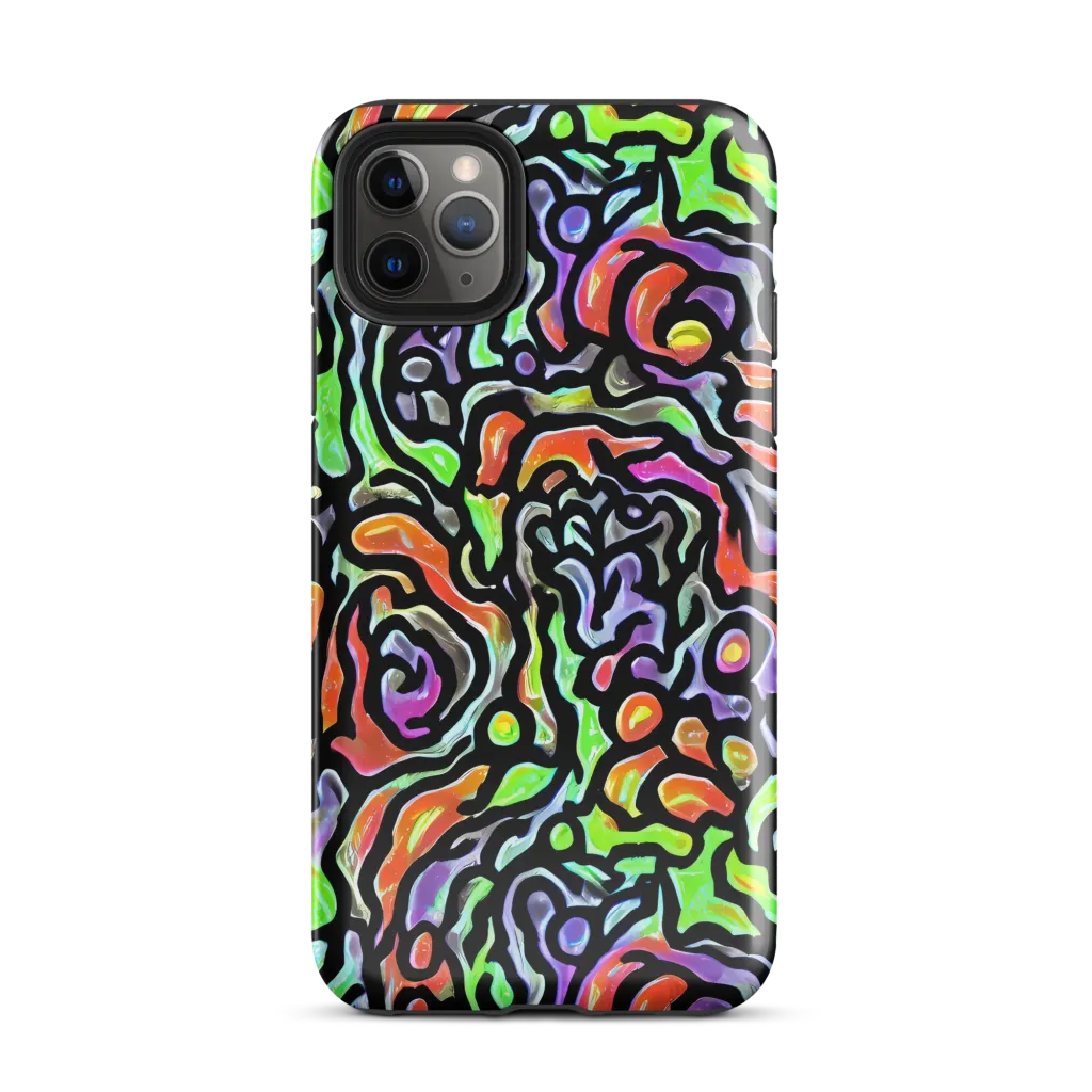 Synthetic Aurora on Tough Case for iPhone® — Front