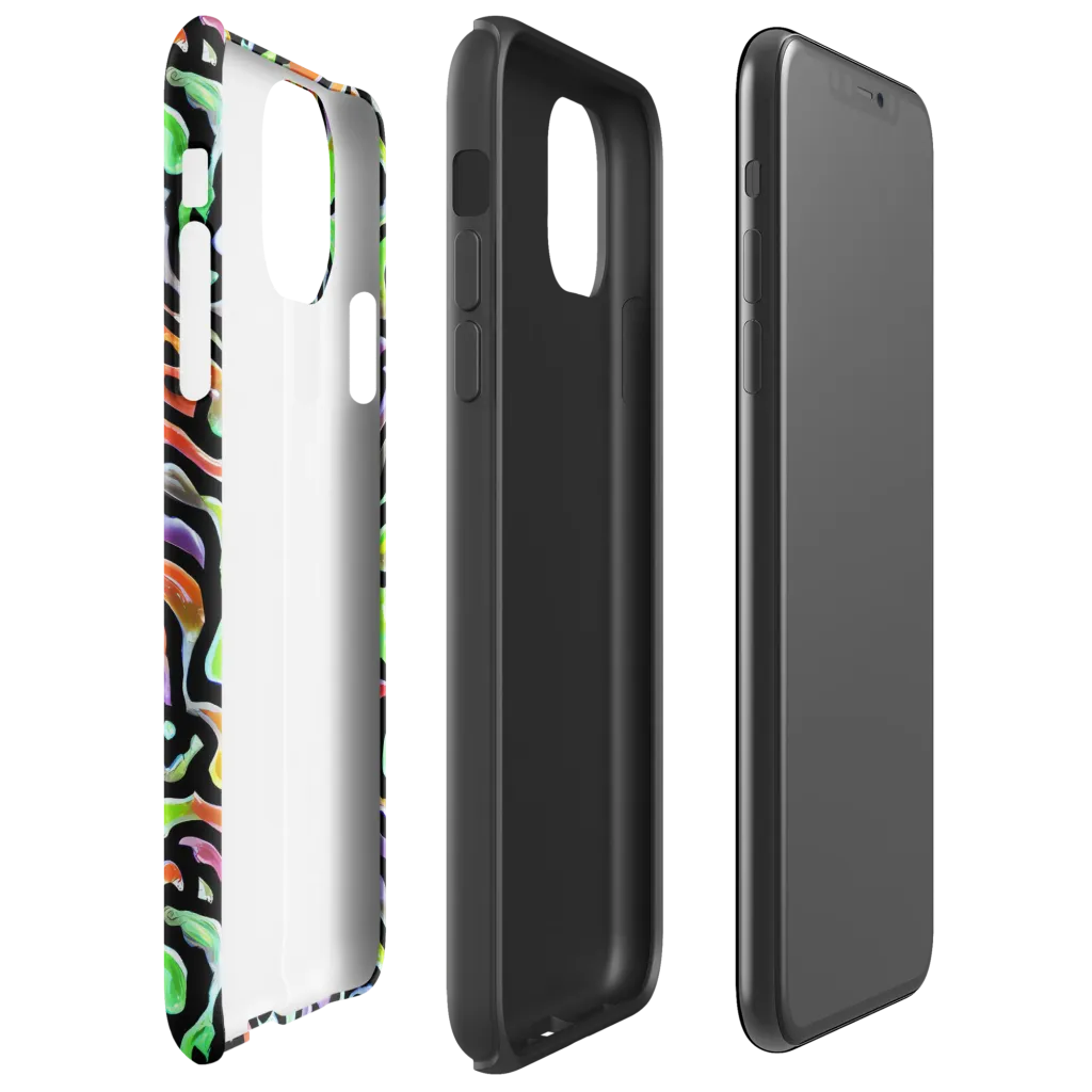 Synthetic Aurora on Tough Case for iPhone® — Right
