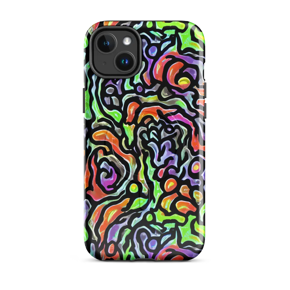 Synthetic Aurora on MagSafe Tough Case for iPhone® — Front