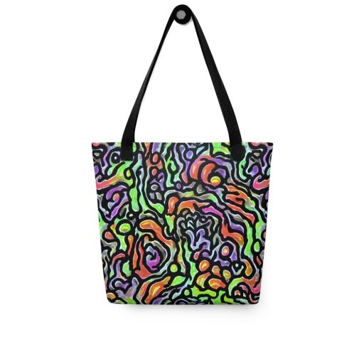 Synthetic Aurora on a Tote Bag
